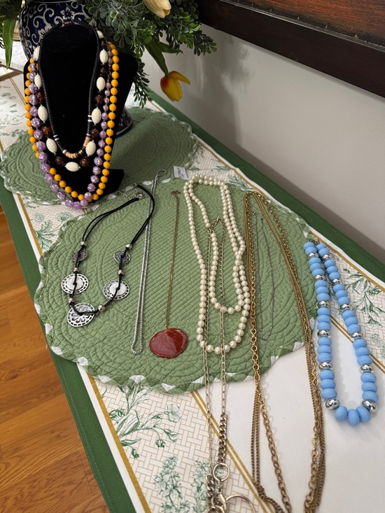 Jewelry - Multi-Color Beaded Statement Necklace Set - Women Jewelry